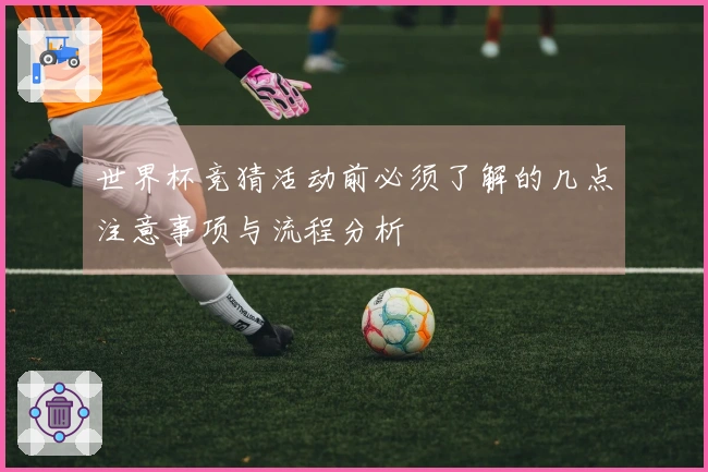 世界杯竞猜活动前必须了解的几点注意事项与流程分析