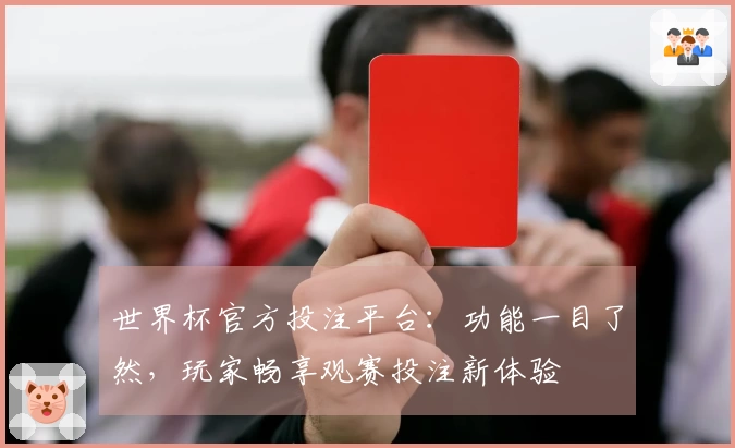 世界杯官方投注平台：功能一目了然，玩家畅享观赛投注新体验